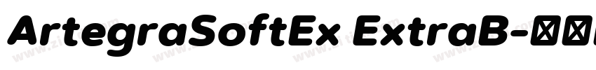 ArtegraSoftEx ExtraB字体转换